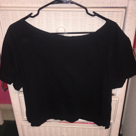 Black Crop Top from PINK - Picture 2 of 2